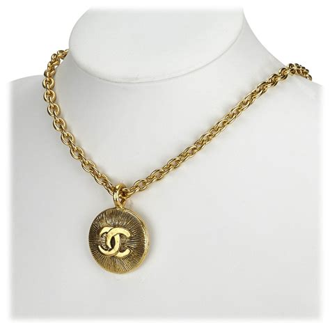 chanel cc pendant necklace|chanel pendant necklace price.